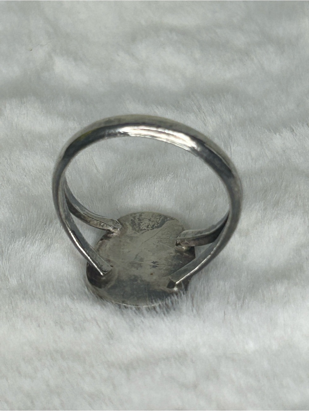 VINTAGE STERLING SILVER 925 TURQUOISE RING - Picture 3 of 5